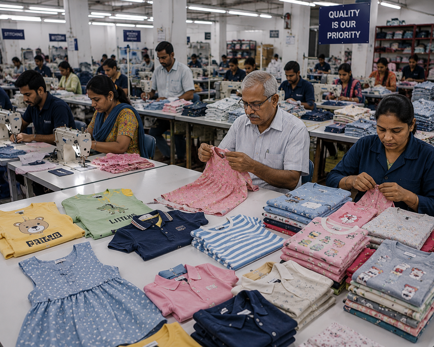 Kidswear manufacturing — children's clothing for all ages